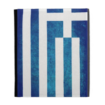 Greece Flag; Greek; iPad Case