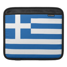 Greece Flag Sleeves For iPads