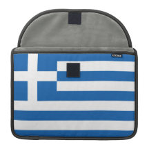 Greece Flag Sleeves For MacBooks