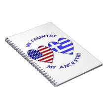 Greece / USA Country Ancestry Notebooks