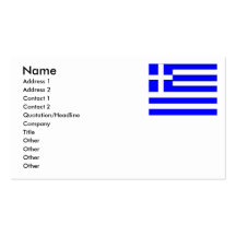 Greek Bussiness Cards Business Card Template