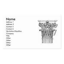 Greek Column Business Card