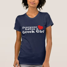Greek Girl T-shirts