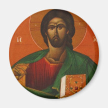 GREEK ORTHODOX ICON JESUS CHRIST FRIDGE MAGNETS