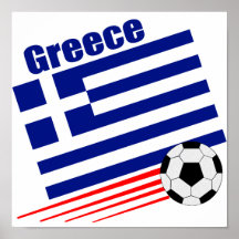 Greek Soccer Team Posters