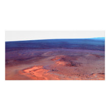 Greeley Haven Cape York Endeavour Crater Mars Custom Photo Card