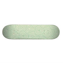Green  Abstract Pattern Skateboard Decks