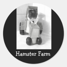 green acres noah, Hamster Farm Sticker