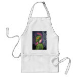Green Alien Apron
