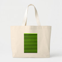 Green and Black Stripe Bags