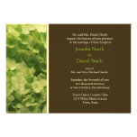 Green And Brown Wedding invitations