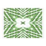 green and white striped pattern, floral angles custom invite