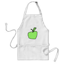 Green Apple. Aprons