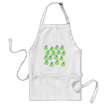 Green Apple Pattern. Apron