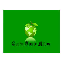 Green Apple postcard