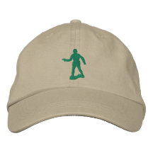 Green Army Men Embroidered Hat