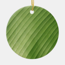 Green Banana Leaf Christmas Tree Ornaments