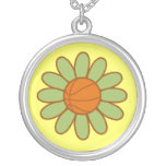 Green Basketball Girl Pendants