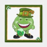Green Beer & Shamrocks 2 Fridge Magnet
