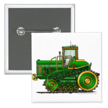 Green Big Dozer Tractor Pins