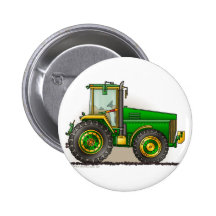 Green Big Tractor Pins