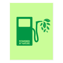 Green Biofuel Ethanol Postcard