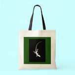 Green & Black Lizard Tote Bag bags