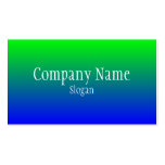 Green Blue Gradient Business Card Template
