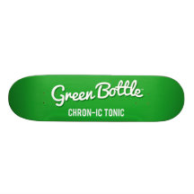Green Bottle classic skateboard deck