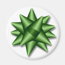 Green Bow Magnet