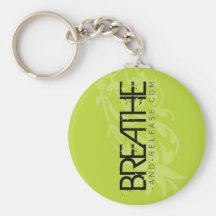 Green Breathe Keychain