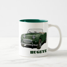 Green Bugeye Coffee Mugs