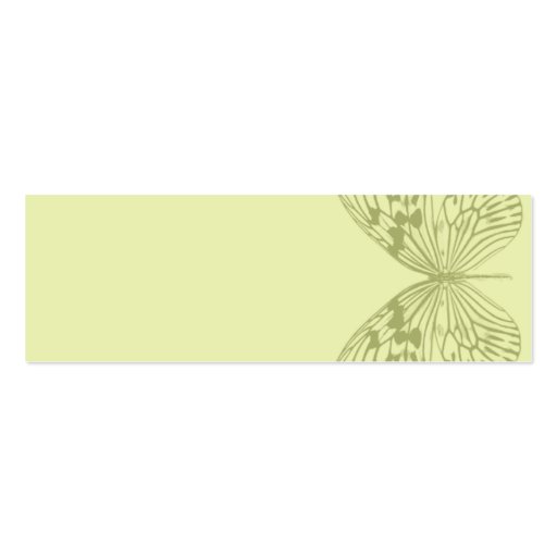 Green Butterfly & Stripe Business Card