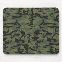 Green camo pattern mousepads