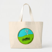 green canvas bags