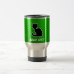 Green Cat Coffee Mugs