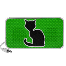 Green Cat iPhone Speaker