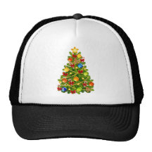 Green Christmas Tree Hats
