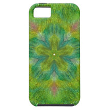 Green Crystals - Macro Crystal Art iPhone 5 Case