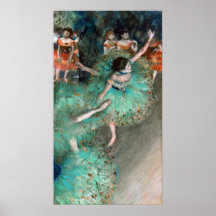 Green Dancer (Danseuse Verte) Edgar Degas Posters