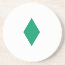 Green Diamond Coasters