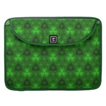 Green Diamond Tile Cover MacBook Pro Sleeve