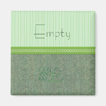 Green Empty Fill Dishwasher Magnet