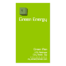Green Energy Business Cards