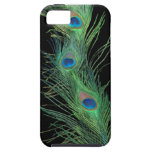 Green Feathers with Black