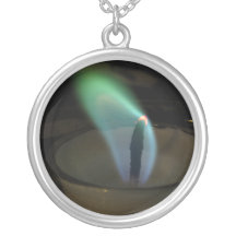 Green Flame Necklace