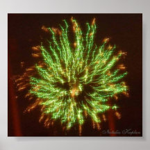 Green Flame  Poster