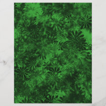 Green Floral Personalised Flyer