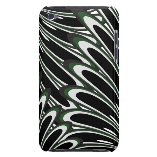 Green floral vector pattern iPod Touch Case-mate