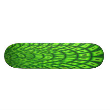 Green Fractal Skate Board